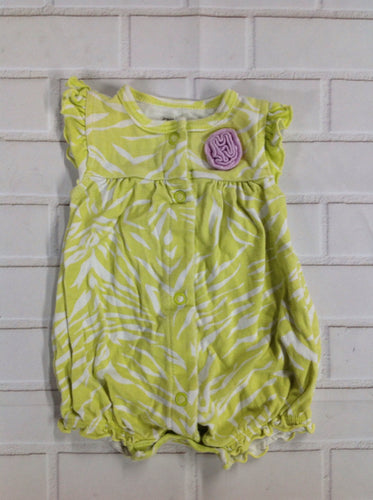 Carters Green Print One Piece