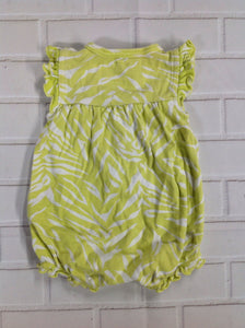 Carters Green Print One Piece