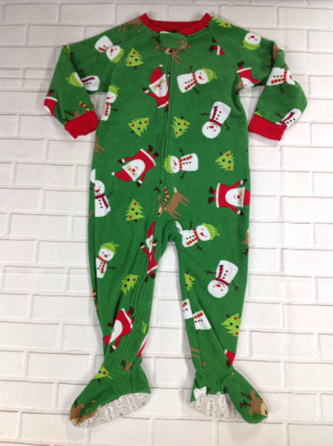Carters Green Print Sleepwear