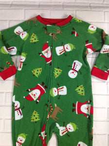 Carters Green Print Sleepwear