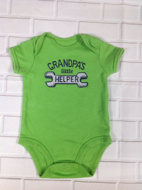 Carters Green Print Top