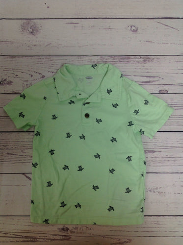 Carters Green Print Top