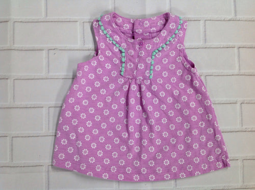 Carters LAVENDER & WHITE Top