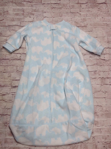 Carters LIGHT BLUE & WHITE Sleep Sack