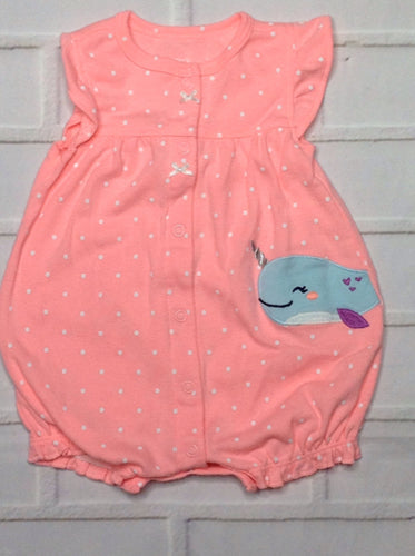 Carters LIGHT ORANGE One Piece