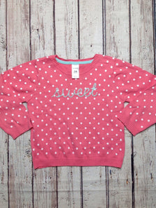 Carters Pink & White Sweater