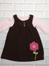Carters LIGHT PINK & BROWN Dress