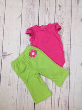 Carters LIGHT PINK & GREEN 2 PC Outfit