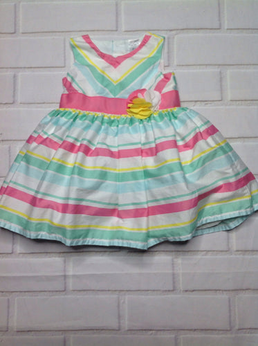 Carters LIGHT PINK & GREEN Dress