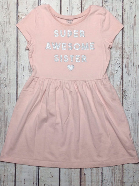 Carters LIGHT PINK & SILVER Dress