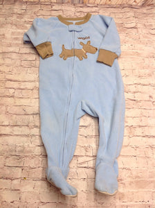 Carters Light Blue & Brown Sleepwear