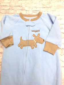 Carters Light Blue & Brown Sleepwear