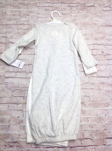 Carters Light Gray Gown
