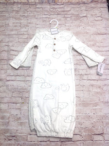 Carters Light Gray Gown