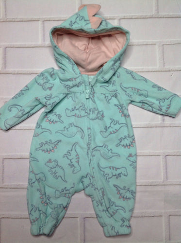 Carters Light Green One Piece