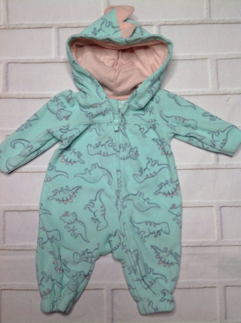 Carters Light Green One Piece