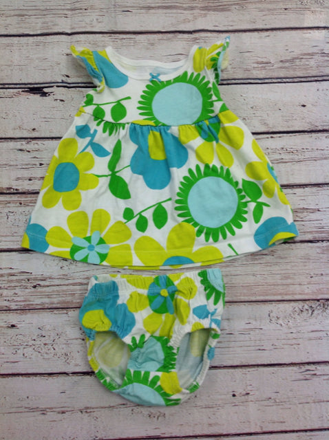 Carters Lime & Green Dress