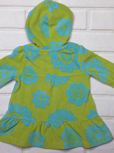 Carters Lime & blue Dress