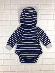 Carters NAVY & GRAY Top