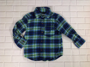 Carters NAVY & GREEN Top