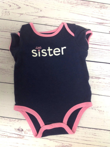 Carters NAVY & PINK Top