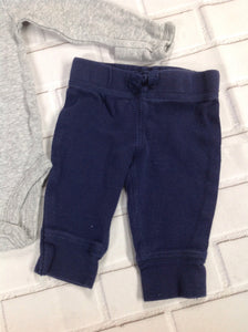 Carters Navy & Gold 2 PC Outfit