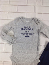 Carters Navy & Gold 2 PC Outfit