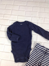 Carters Navy & White 2 PC Outfit