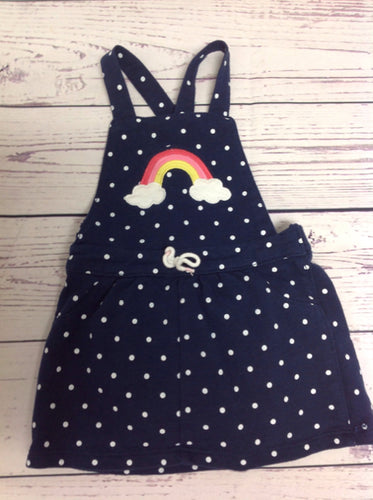 Carters Navy & White Dress