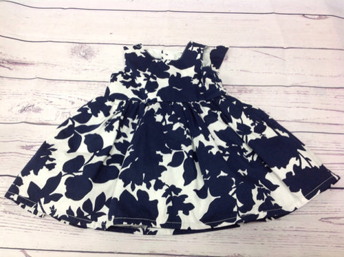 Carters Navy & White Dress