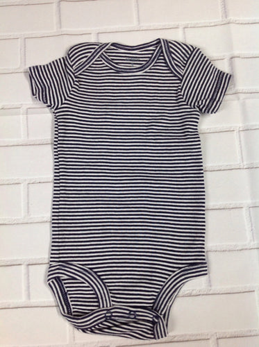 Carters Navy & White Onesie