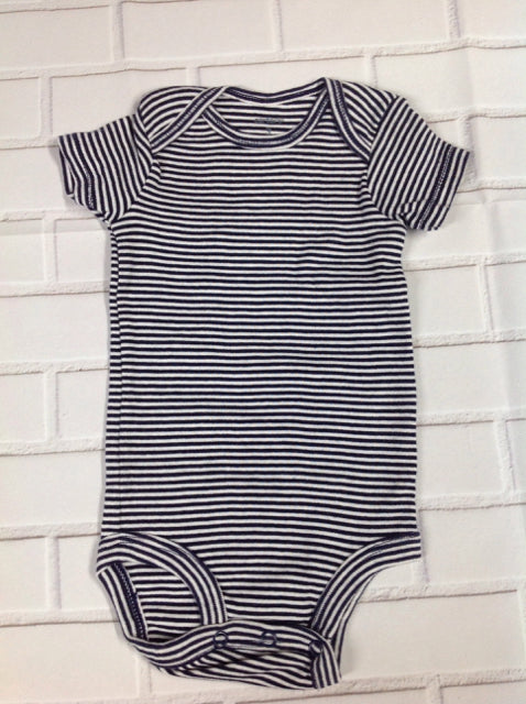 Carters Navy & White Onesie