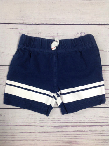 Carters Navy & White Shorts
