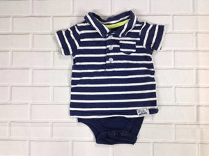 Carters Navy & White Top