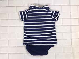 Carters Navy & White Top