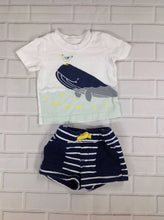 Carters Navy Print 2 PC Outfit