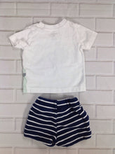 Carters Navy Print 2 PC Outfit