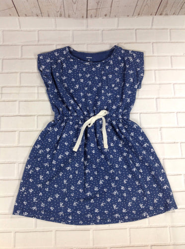 Carters Navy Print Floral Dress