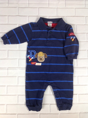 Carters Navy Print One Piece