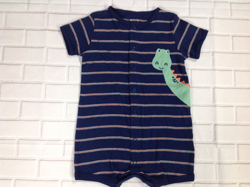 Carters Navy Print One Piece