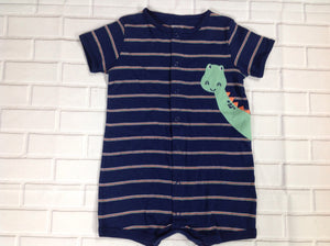 Carters Navy Print One Piece