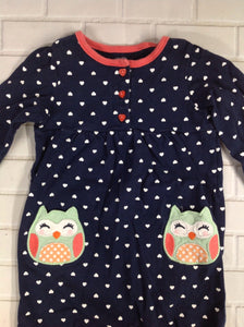 Carters Navy Print One Piece