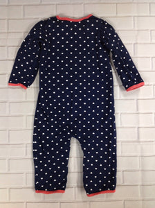 Carters Navy Print One Piece