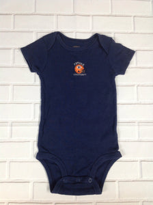 Carters Navy Print Onesie