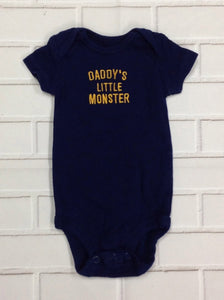Carters Navy Print Onesie