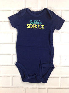 Carters Navy Print Onesie