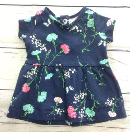 Carters Navy Print Top