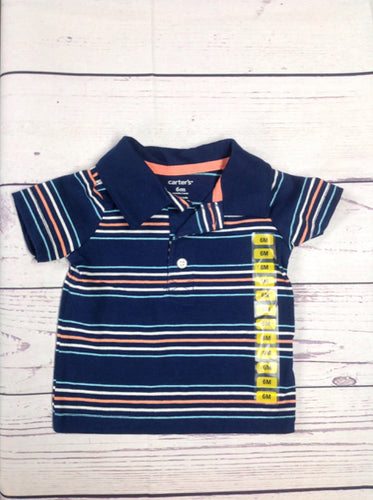 Carters Navy Print Top