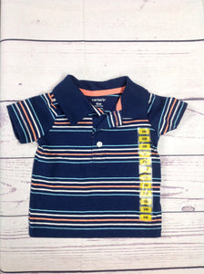 Carters Navy Print Top