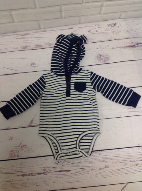 Carters Navy Print Top